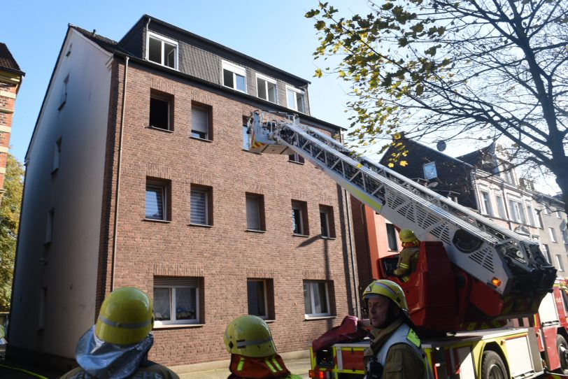Küchenbrand an der Westfalenstraße.