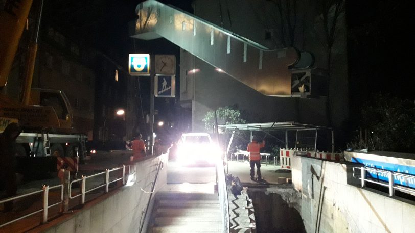 Die Fahrtreppe am U-Bahnhof Hölkeskampring wurde bereits gewechselt.