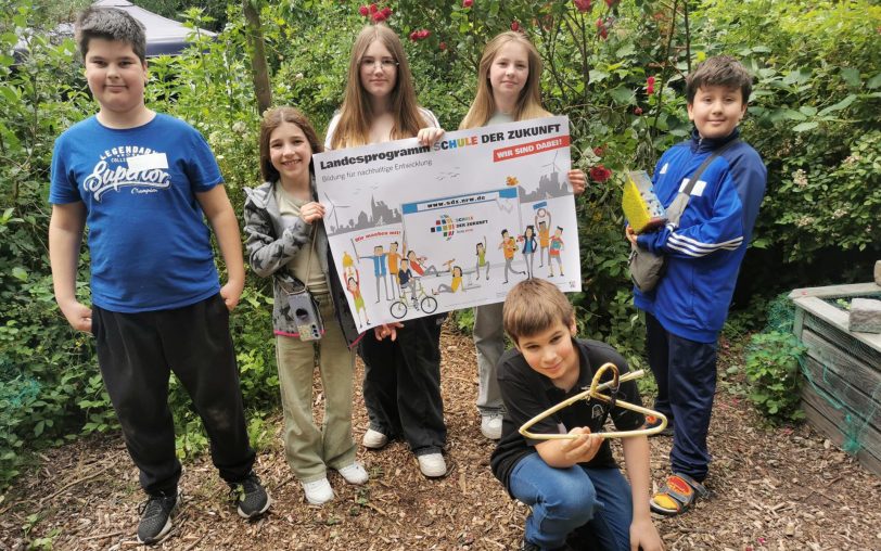 Schüler der Schulgarten-AG der RS an der Burg entwickelten Upcycling-Ideen für den Alltag.