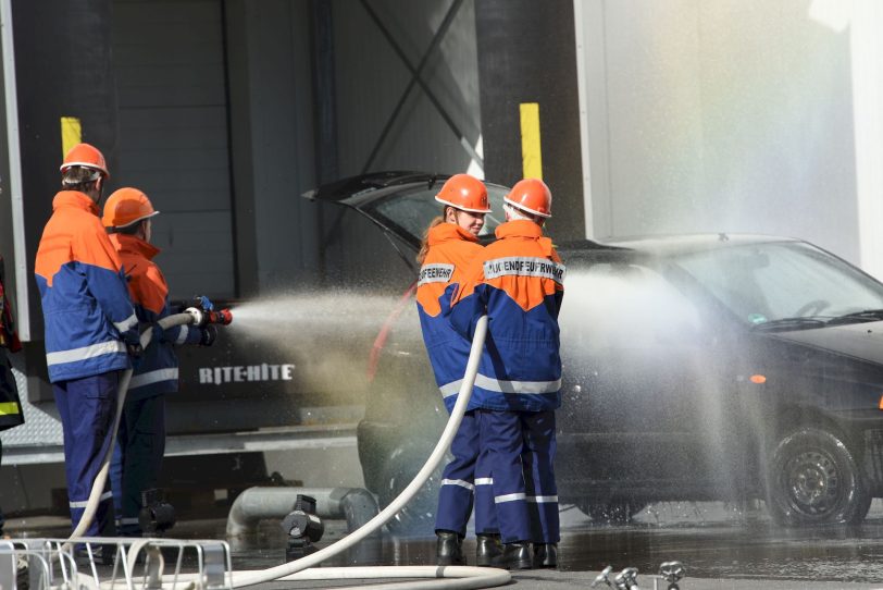 Jahresabschlussübung der Jugendfeuerwehr Herne