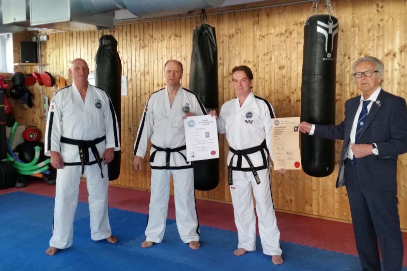 v.l. Dietmar Baumeister, Wilfried Peters, NWTV, Bernhard Willems, Burkhard Ladewig