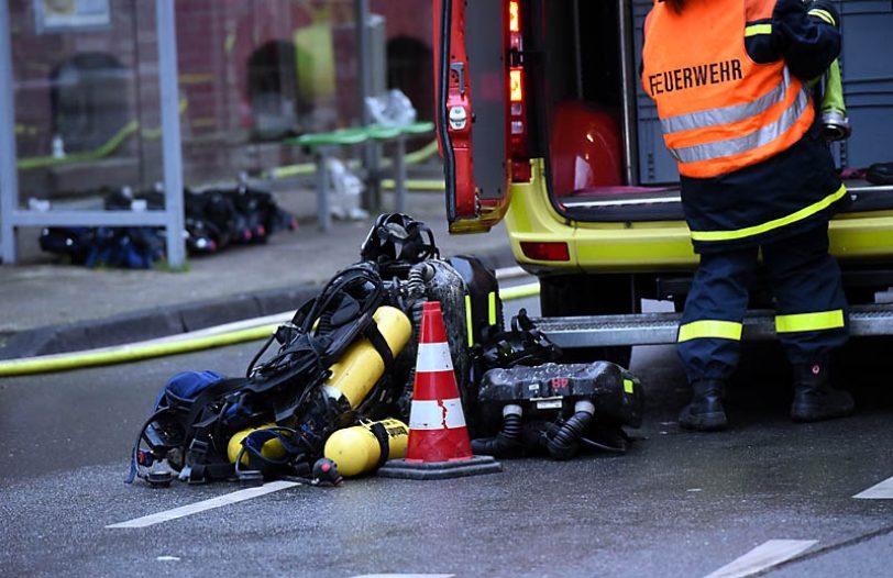 Brandeinsatz an der Hauptstraße.