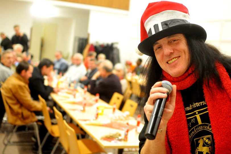 Heiligabend 2013 - unter anderen mit Hotte Schröder.