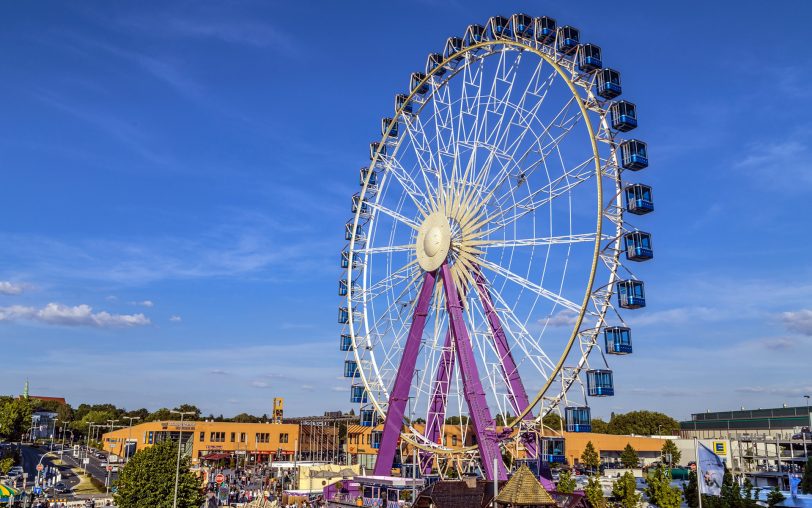 Das Riesenrad Sky-Lounge.