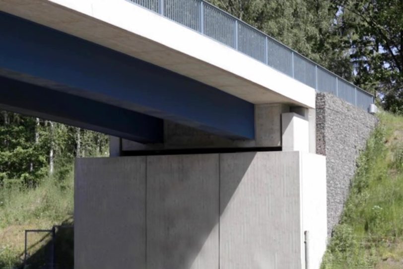 Ein Teil der Brücke auf der A3 bei Emmerich. Hierbei kam ein neues patentiertes Verfahren zum Einsatz.