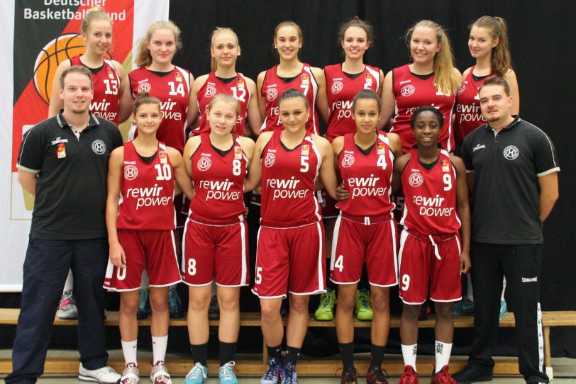 Die Weibliche Nachwuchs-Basketball-Bundesliga-Mannschaft (WNBL) des Herner TC.