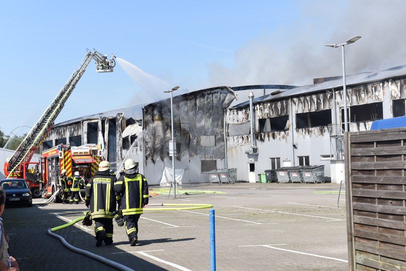 Einsatz der Feuerwehr an der Kinderwelt