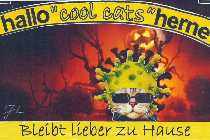 Masken hin oder her - unsere Cool Cats warnen: Bleibt lieber zu Hause, das ist gesünder.