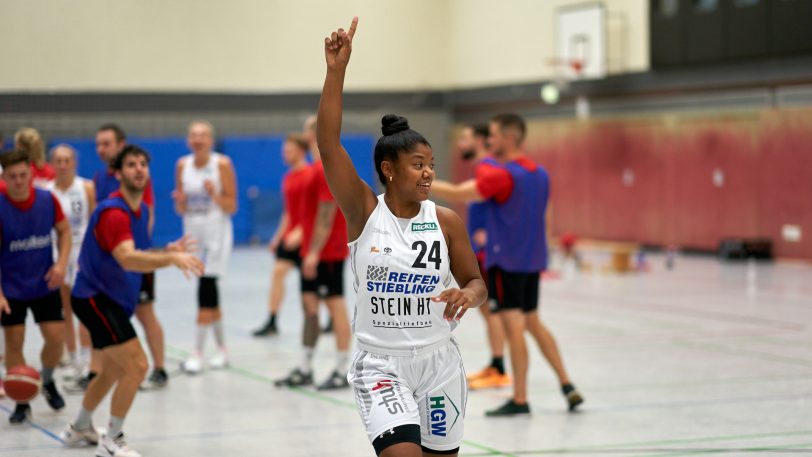 HTC Basketballerinnen spielen gegen die HEV Miners ein lockeres Basketballspiel am Mittwoch (8.9.2021). Die Basketballerinnen gewannen 39:33.