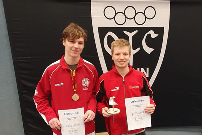 Alessio Witzke und Jan Patrick Camus (v.l.n.r.) waren beim Turnier in Bonn erfolgreich.