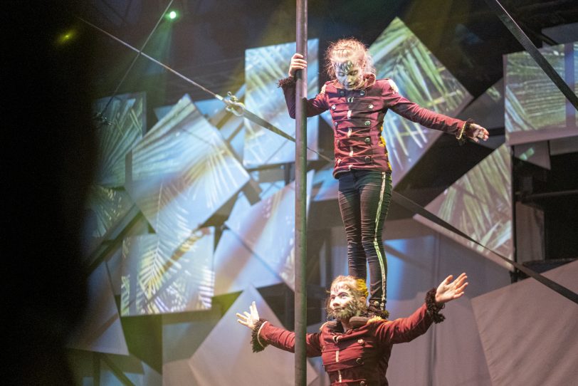 „Kuriosum“: Nachmittagsvorstellung beim Familiencircus Schnick-Schnack in Herne (NW), am Donnerstag (20.06.2019).