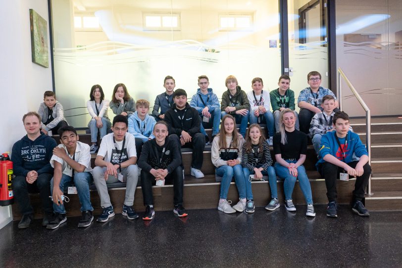 18 Jugendliche beim Girls' und Boys' Day 2022 bei G DATA.