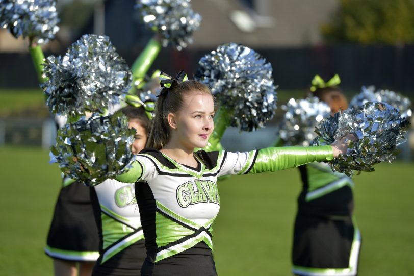 Cheerleader des Baukauer Turnclubs.