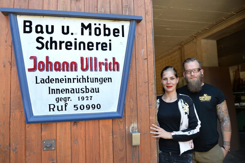 Matthias und Laura Biere haben die Schreinerei Ullrich übernommen.