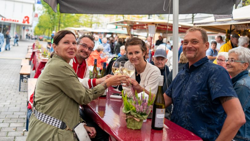 Die Besucher können auch in diesem Jahr die Weine kosten.