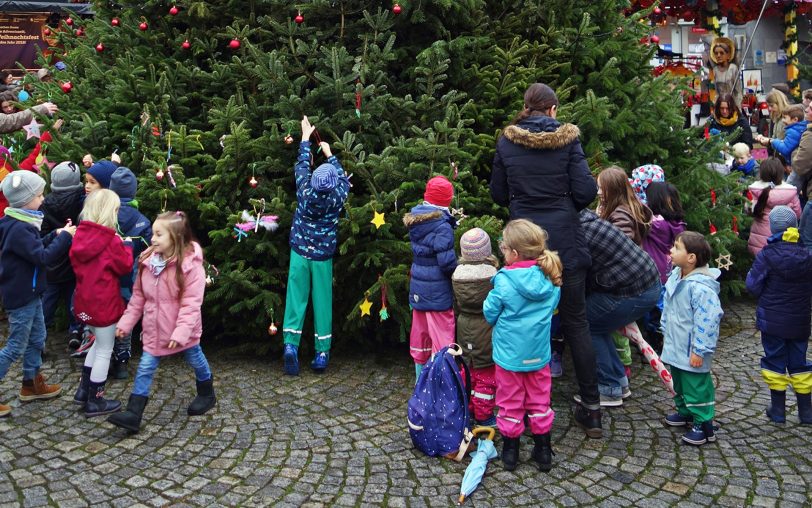 Die Kita-Kinder in Aktion.