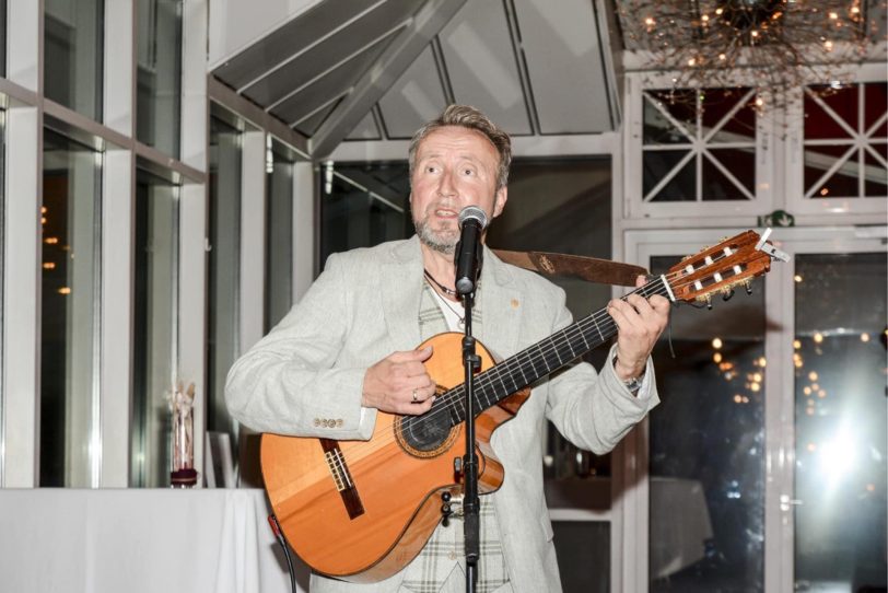 Helmut Sanftenschneider beim Gala-Abend der 1. HeKaGe im Juni 2022.
