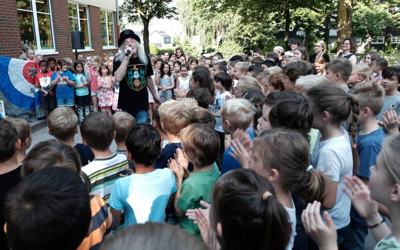 In der Katholischen Grundschule Bergstraße.