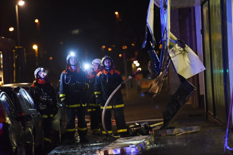 Brand in einem Gewerbeobjekt an der Gelsenkirchener Straße