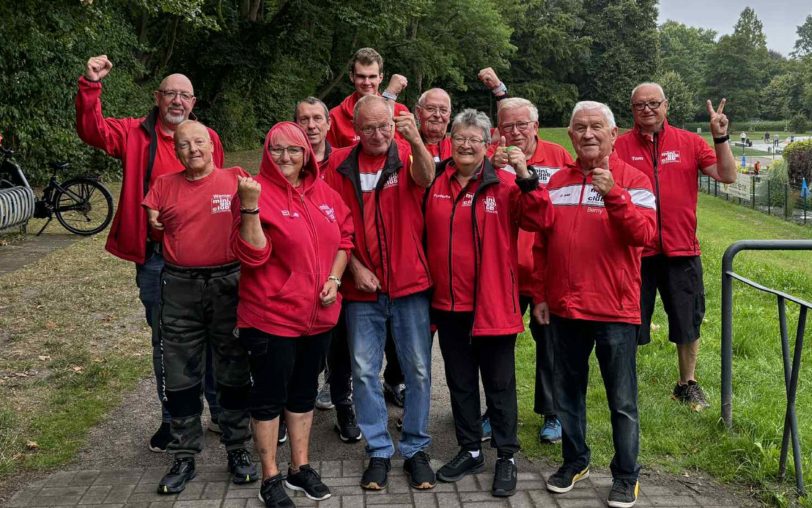 Das Bezirksligateam vom MGC Rot-Weiß feierte zum Saisonabschluss Ende Juli 2025 den ersten Punkt, konnte den Abstieg aber nicht vermeiden.