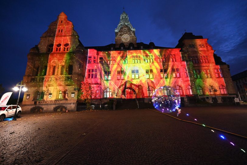 Recklinghausen leuchtet nach eine Jahr Corona-bedingter Pause wieder.