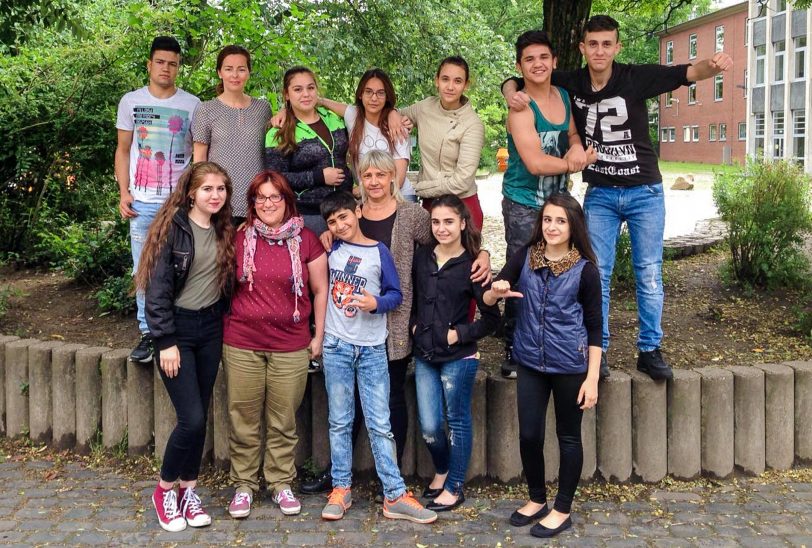 Die Vorbereitungsklasse V1 der Hauptschule Hölkeskampring.