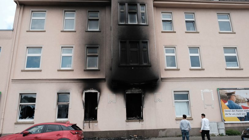 Brand an der Dorstenerstraße.