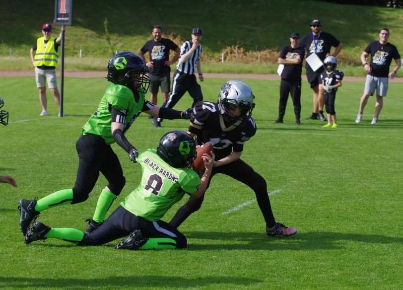Die U10 der Black Barons setzte ihre positive Entwicklung bei dem Turnier in Dorsten fort. (19.6.2025)