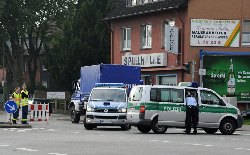 Strassensperrung an der Dorstener Strasse