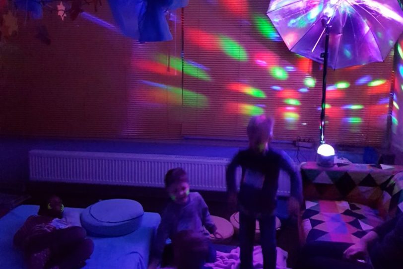 Weltraum-Nacht im Ev. Familienzentrum.