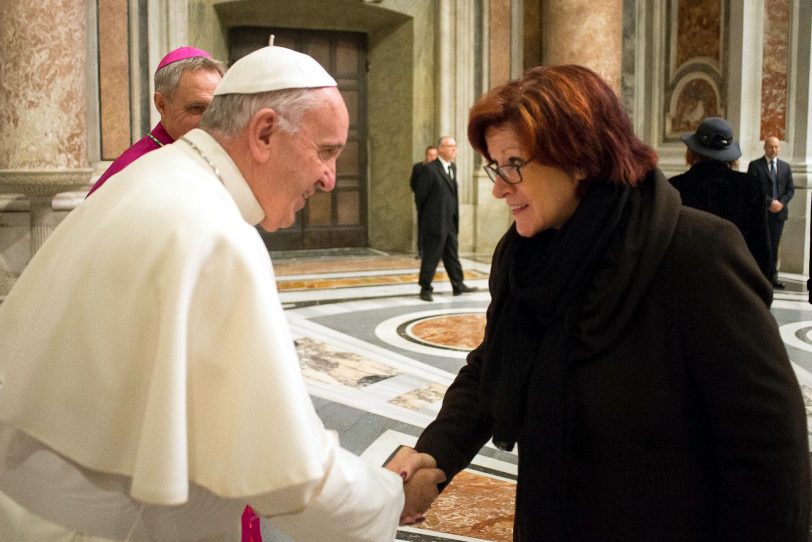 Papst Franziskus, Ingrid Fischbach.