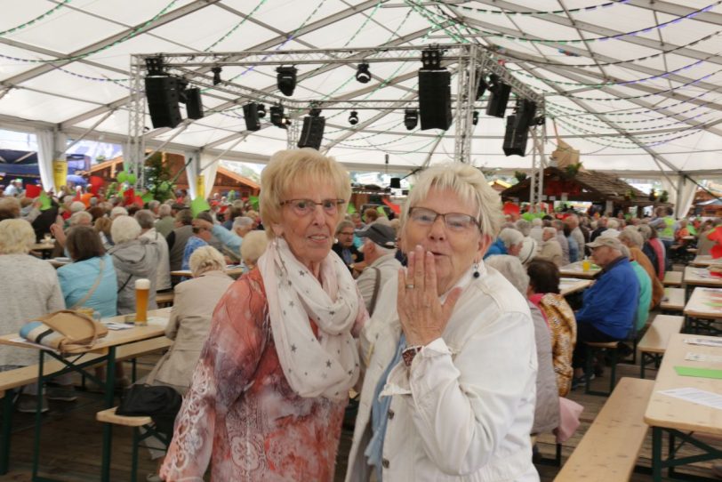 Senioren-Nachmittag auf Crange am 10. August 2017.