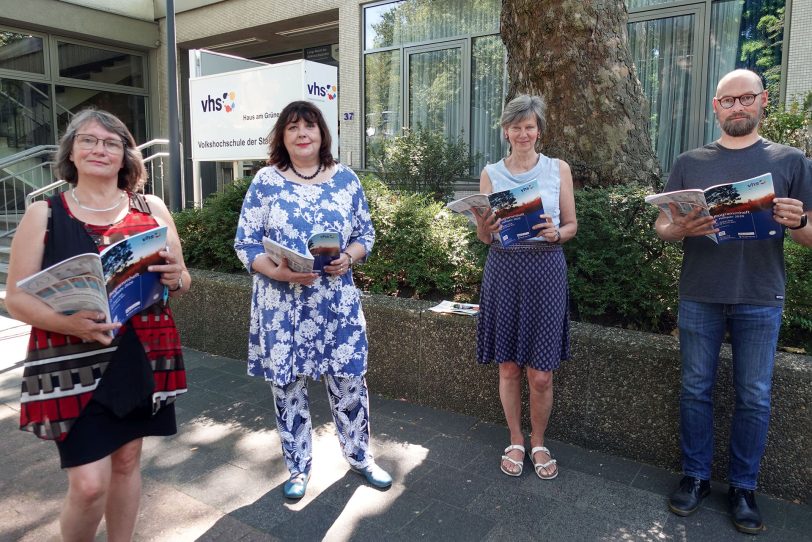 v.l. Elisabeth Schlüter, Heike Bandholz, Monika Reminger und Sven Becker.