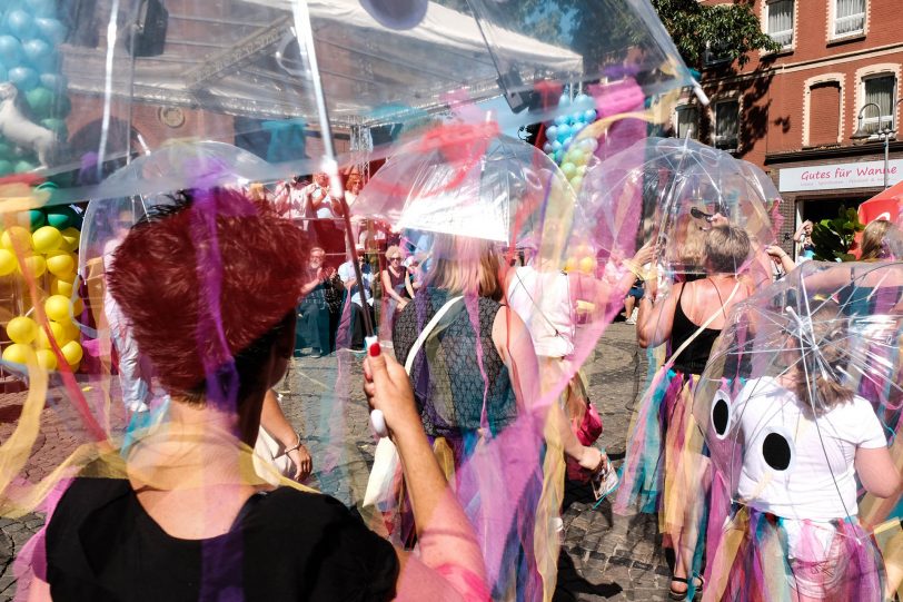 Cranger Festumzug 2018 vor der Christuskirche in Wanne-Mitte.