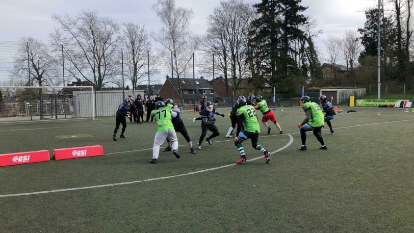 Die Black Barons trainierten in Viersen.