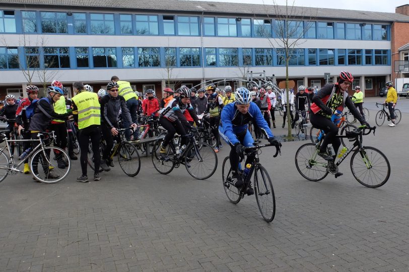 Start der RTF Frühlingsfahrt / CTF Emscherbike 2016 der RSG Herne.