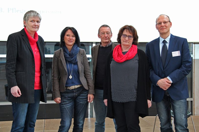 v.l.: Ingeborg Drossel, Beate Schlüter-Rickert, Werner Marcinkowski, Henriette Schlesinger und Marcus Fritz.