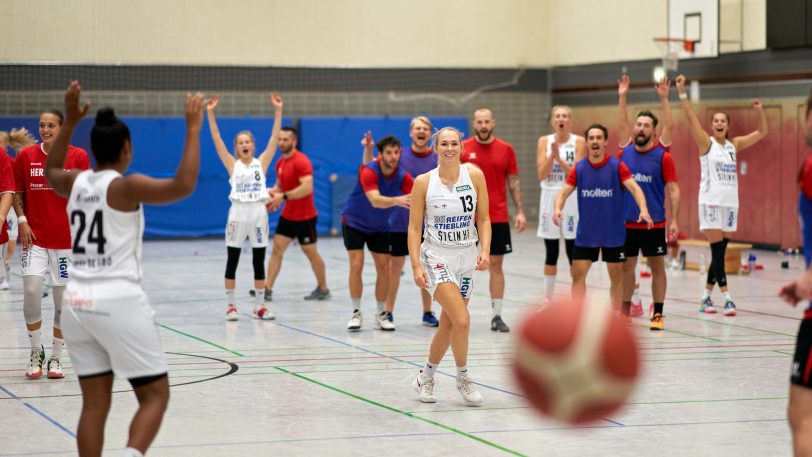 HTC Basketballerinnen spielen gegen die HEV Miners ein lockeres Basketballspiel am Mittwoch (8.9.2021). Die Basketballerinnen gewannen 39:33.
