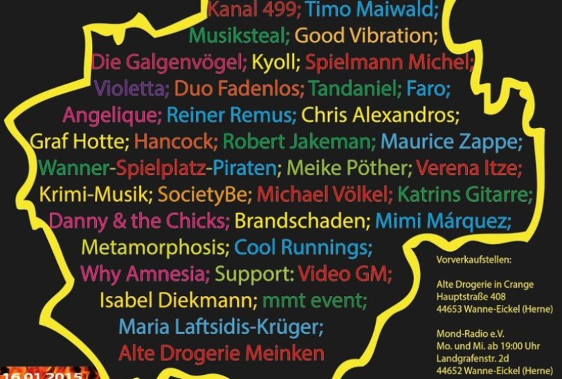 Mond-Radio Kulturwoche. Plakat