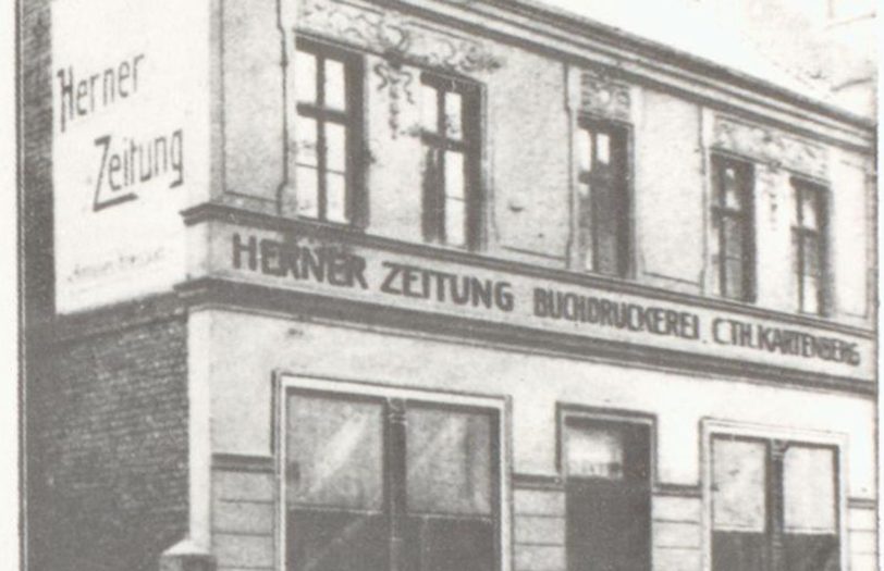 Das Verlagsgebäude der ersten Herner Zeitung.
