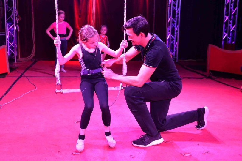 Zirkus Projektwoche an der Kolibri Schule.