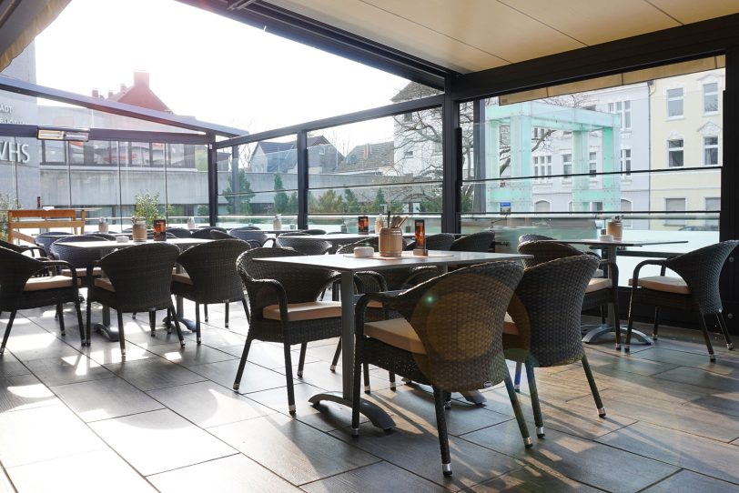 Die neue Terrasse des Restaurants 'Zille'.