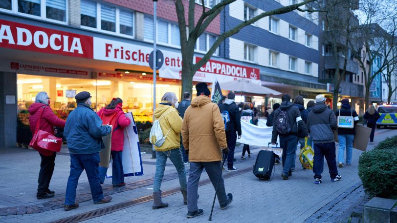 Die Klimabewegung Fridays for Future-Herne (FFF) zog am Freitag (10.12.2021) durch Wanne.