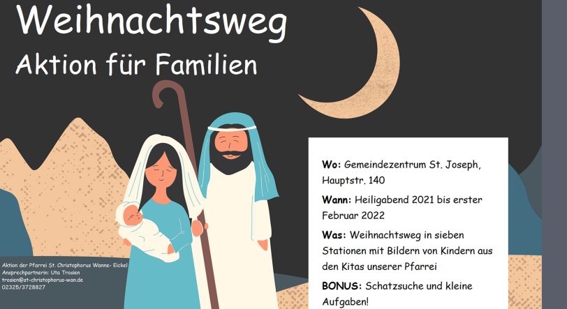 Die Weihnachtsweg-Aktion für Familien.