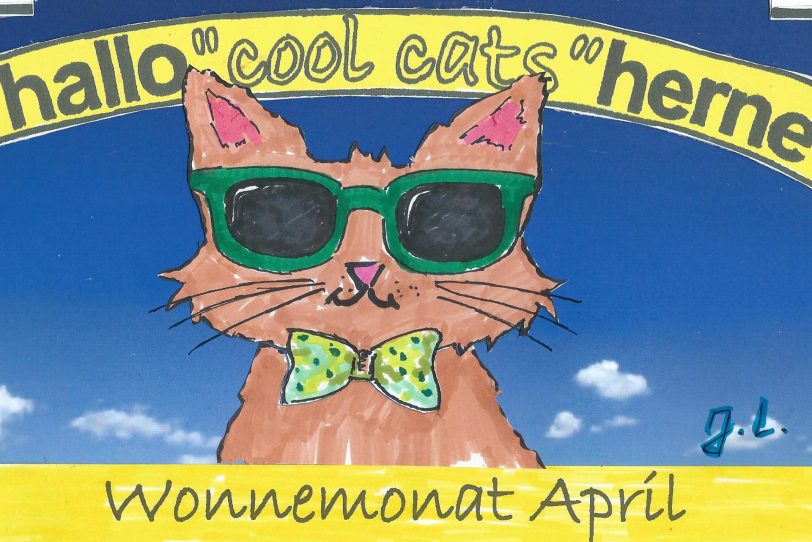 Die Cool Cats freuen sich über den Wonnemonat April.