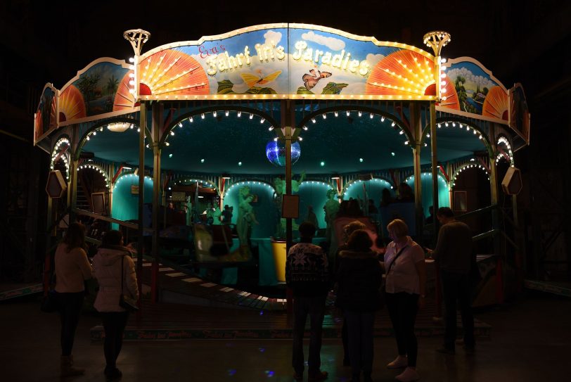 Bergfest Cranger Kirmes im Rahmen des historischen Jahrmarktes.