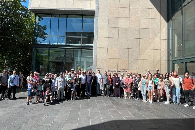 Die islamische Gemeinde organisierte einen Besuch ins Haus der Geschichte in Bonne.
