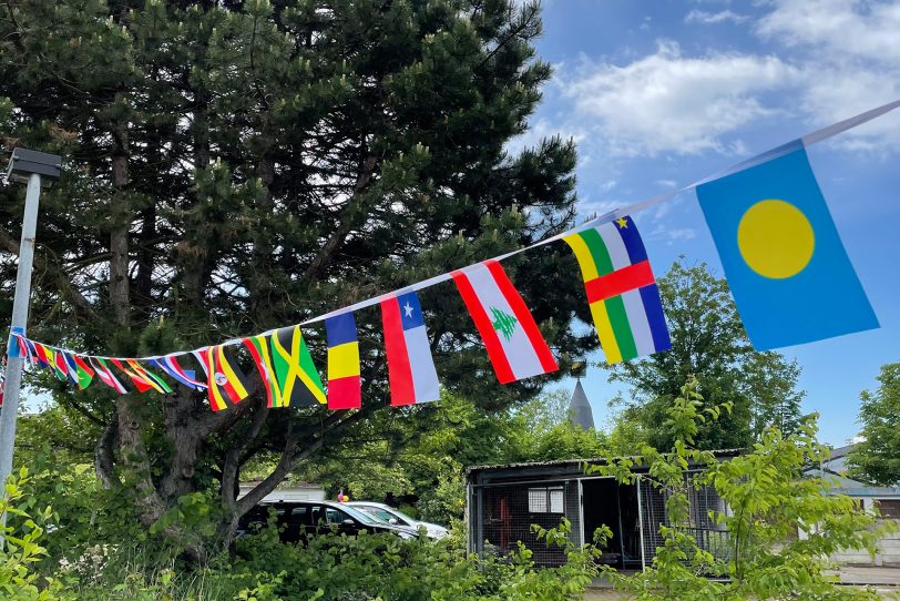 Sommerfest der Kulturen vom Internationalen Bund (IB) auf dem Gelände an der Roonstraße.