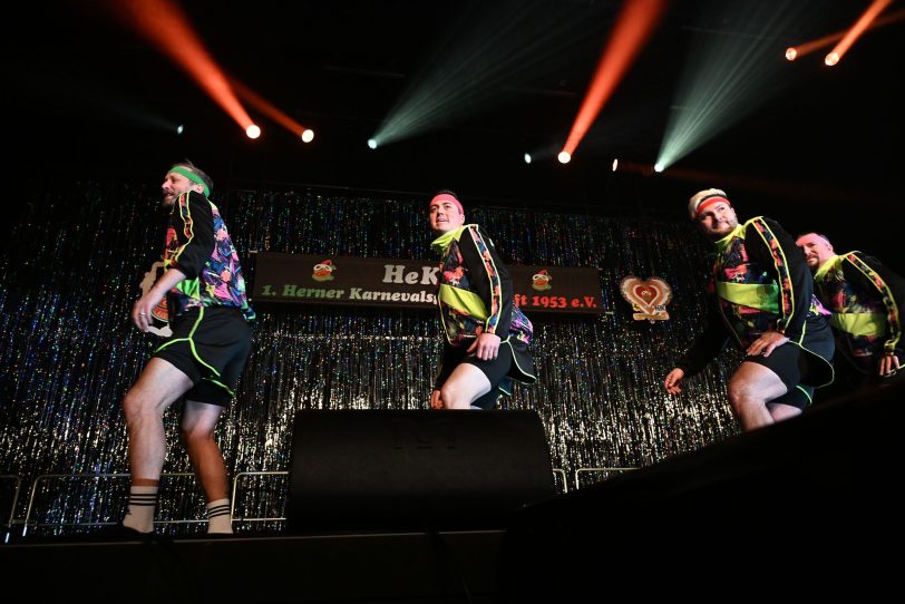 Auftritt der Herren-Showtanzgruppe