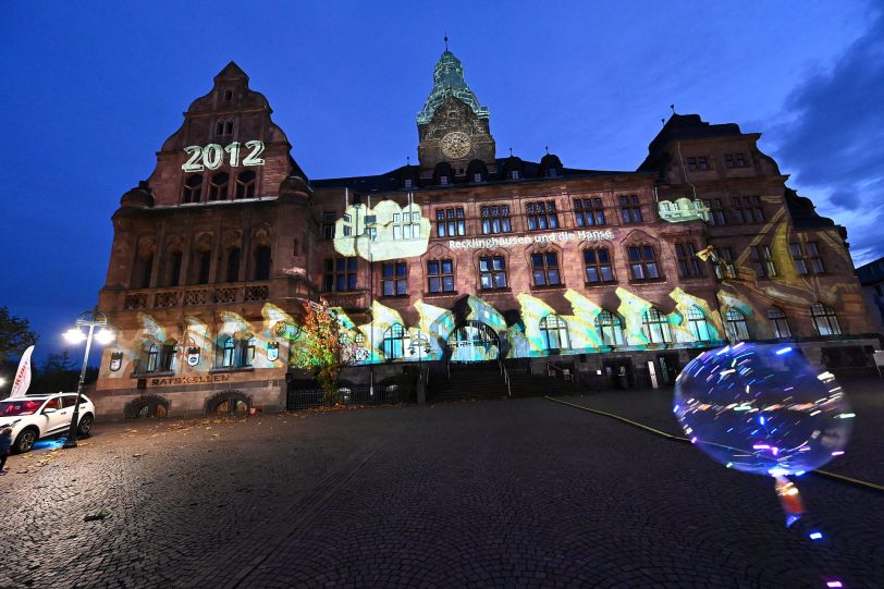 Recklinghausen leuchtet nach eine Jahr Corona-bedingter Pause wieder.
